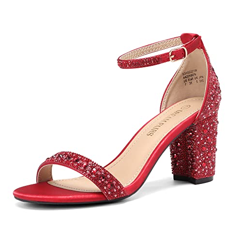 Red/Rhinestone Red/Rhinestone