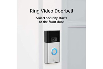 Ring Video Doorbell - 1080p HD video, improved motion detection, easy installation – Satin Nickel
